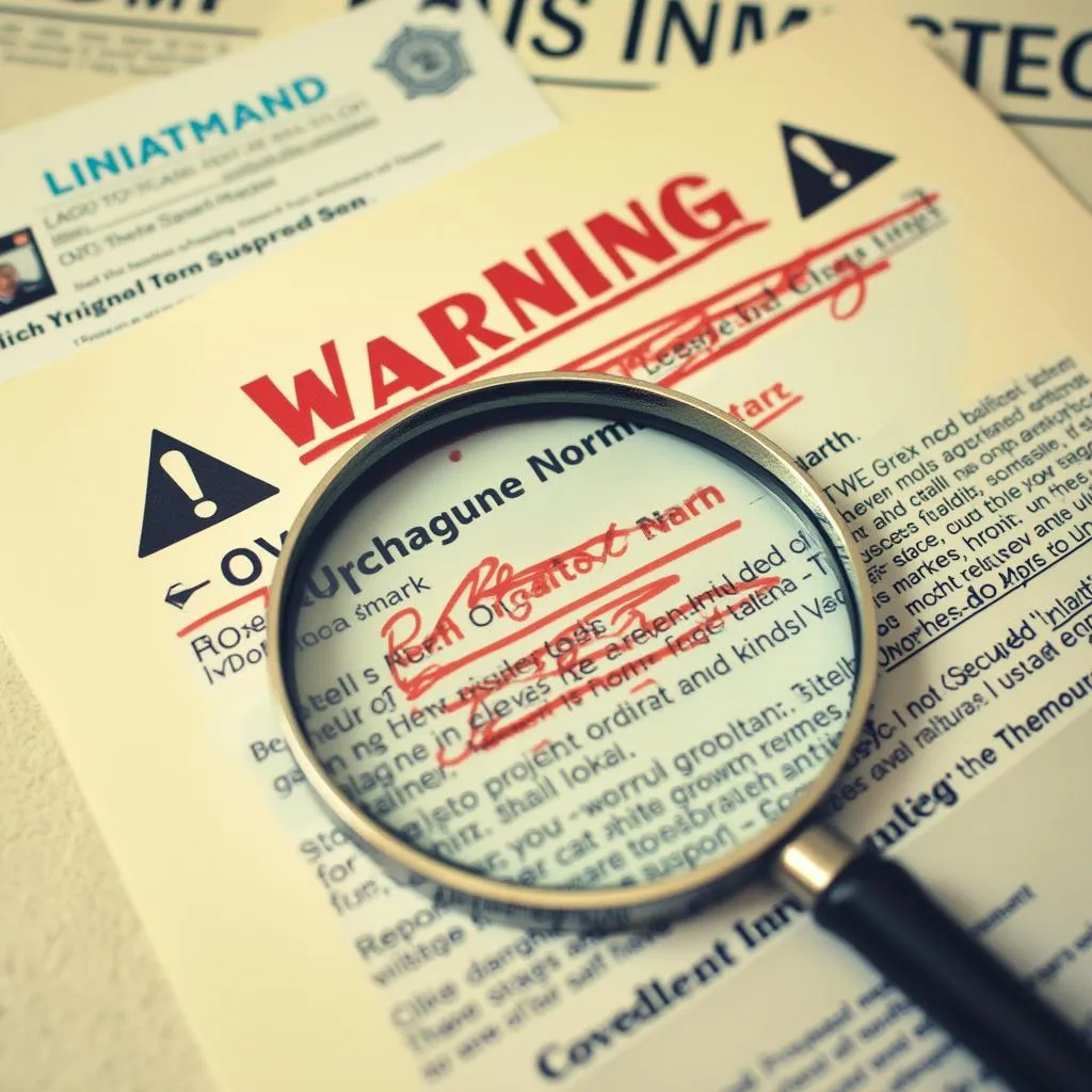 Red flags in investment offers