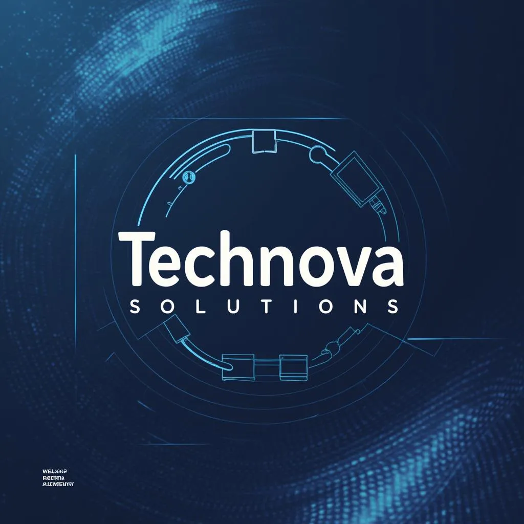 Logo firmy TechNova Solutions